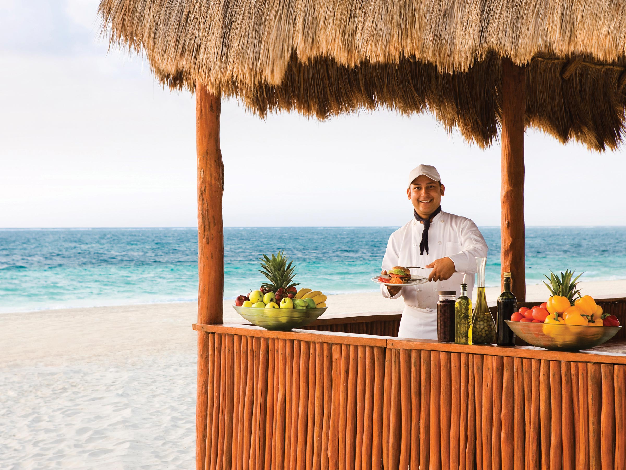 Cancun Pool Waiter